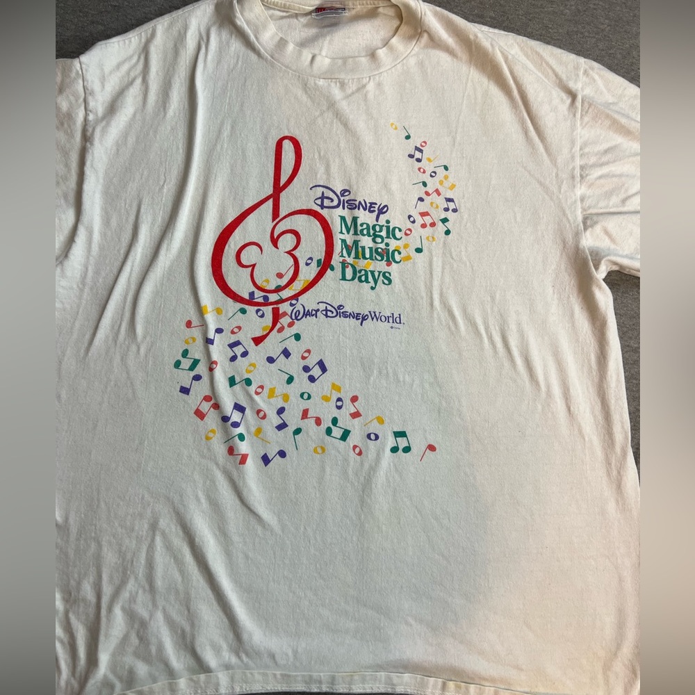 Vintage Disney Magic Music Days shirt XL.